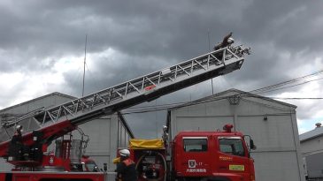 物流センター合同消防訓練